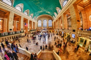 Tourists and Shoppers in Grand Central, NYC